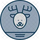 Animal Cartoon Deer Icon