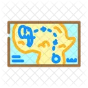 Animal Migration Paths Icon