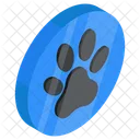 Animal paw  Icon