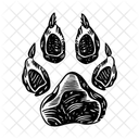 Animal Paw Footprint Wildlife Icon