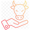 Animal Right Cow Veganism Icon