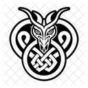 Animal Rune Celtic Pagan Icon