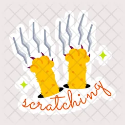 Animal Scratching  Icon