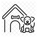 Animal Shelter Dog House Pet Icon