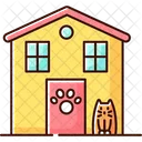 Animal shelter exterior  Icon