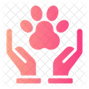Animal Welfare Hand Care Icon