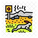 Animals Fleeing From Icon