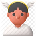 Anjo Natal Asas Ícone