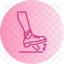 Ankle Flex Shoe Tap Flexibility Icon