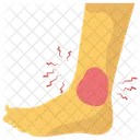 Ankle Injury  Icon