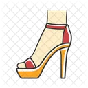 Ankle strap high heels  Icon