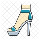 Ankle strap high heels  Icon