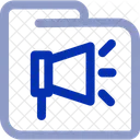 Ankundigungsmappe Ankundigungsmappe Ankundigung Symbol