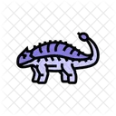 Ankylosaurus Dinosaur Animal Icon