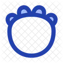 Ankylosaurus Nature Footprint Icon