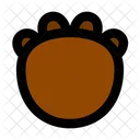 Ankylosaurus Nature Footprint Icon