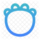 Ankylosaurus Nature Footprint Icon