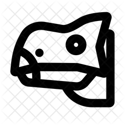 Ankylosaurus-Kopf  Symbol
