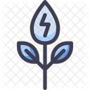 Organisch Biokraftstoff Pflanze Symbol