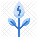 Organisch Biokraftstoff Pflanze Symbol