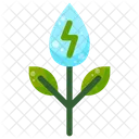 Organisch Biokraftstoff Pflanze Symbol