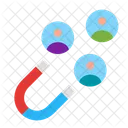 Anziehen Magnet Anziehung Symbol