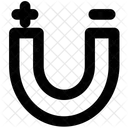 Anziehen Aufladen Magnet Symbol