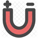 Anziehen Aufladen Magnet Symbol