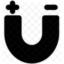 Anziehen Aufladen Magnet Symbol