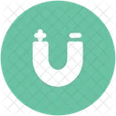 Anziehen Aufladen Magnet Symbol