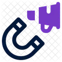 Anziehen Marketing Kunde Symbol