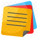 Notizen Papier Notiz Icon