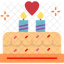Anniversary Birthday Cake Icon