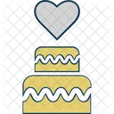 Anniversary Cake Dessert Cake Icon
