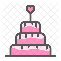 Anniversary cake  Icon