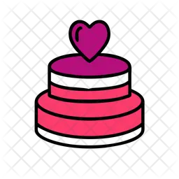 Anniversary cake  Icon