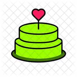 Anniversary cake  Icon