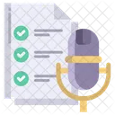 Artboard Annouced Checklist Icon