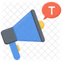 Announcement Megaphone Marketing アイコン