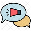 Announcement Megaphone Marketing アイコン
