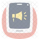 Anouncement Megaphone Flat Rounded Icon Icon