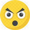 Sad Angry Grinning Icon