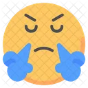 Annoyed Angry Emot Icon