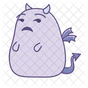 Annoyed Disapproving Sticker Icon