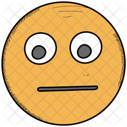 Annoyed Emoji Icon - Download in Colored Outline Style