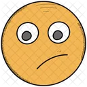 Annoyed Smiley Tired Icon