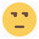 Annoyed Cynical Smiley Icon