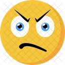 Annoyed Angry Emoji Icon