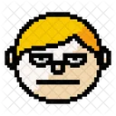 Boy Face Annoyed Icon
