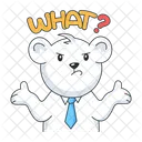 Annoyed Mood Angry Bear Angry Teddy Icône
